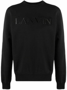 LANVIN - Logo Cotton Sweatshirt