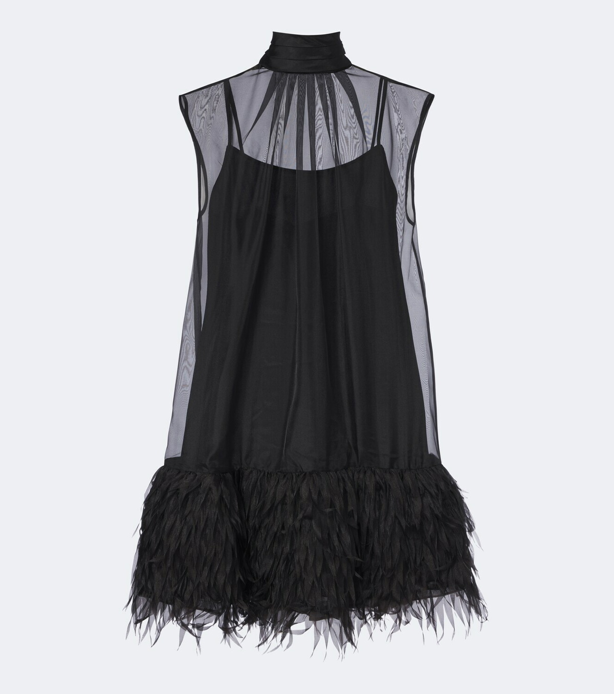 Simkhai Shirya fringed organza minidress