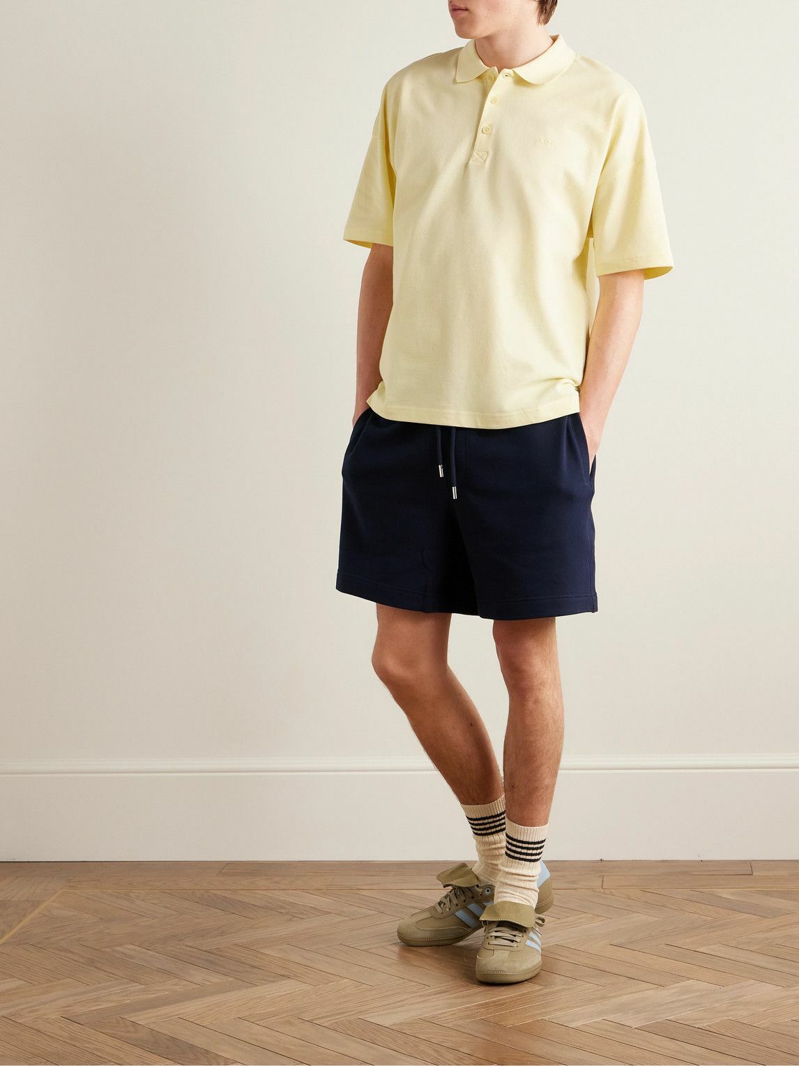 A.P.C. - Antoine Oversized Logo-Embroidered Cotton Polo Shirt