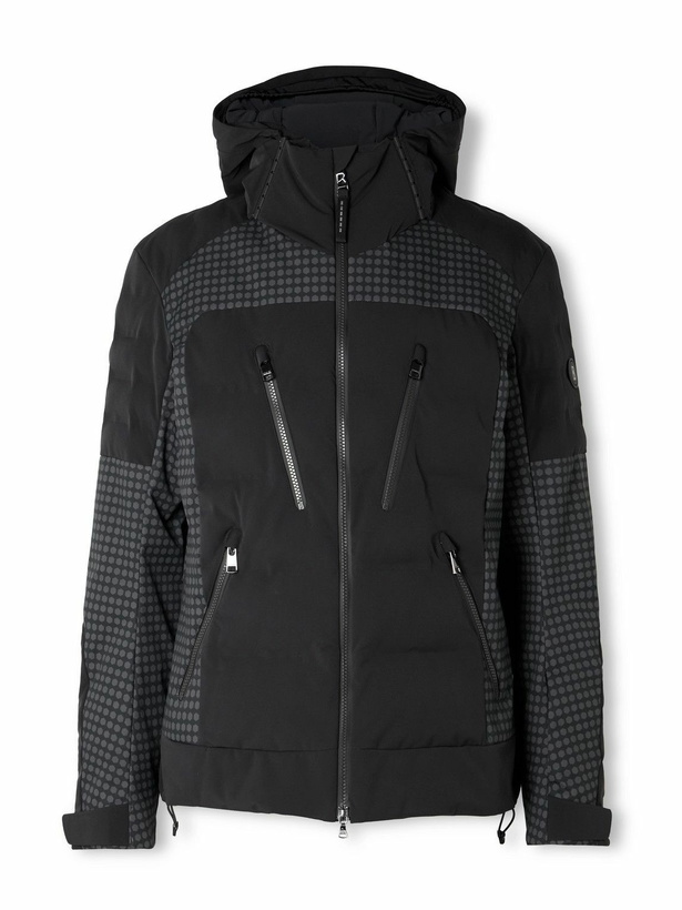 Photo: BOGNER - Fionn2-T Panelled Quilted Hooded Ski Jacket - Black