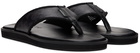 Coach 1941 Black Signature Flip Flops