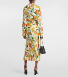 Stella McCartney Floral cady maxi skirt