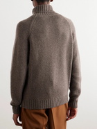 UMIT BENAN B - Cashmere Rollneck Sweater - Brown