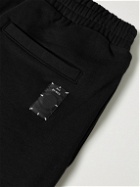 MCQ - Straight-Leg Logo-Appliquéd Cotton-Jersey Shorts - Black