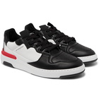 Givenchy - Wing Grosgrain-Trimmed Full-Grain Leather Sneakers - White