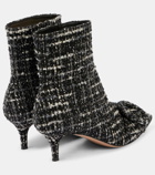 Gianvito Rossi Tweed ankle boots