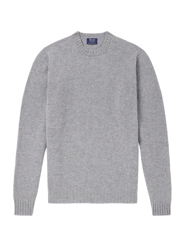 Photo: William Lockie - Aryan Wool Sweater - Gray