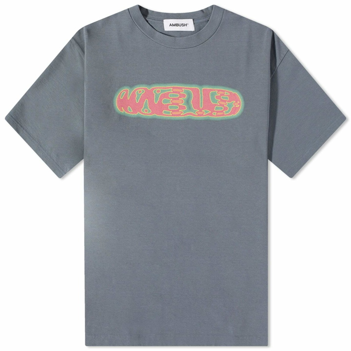 Photo: Ambush Men's Spray Paint T-Shirt in Grey Pink