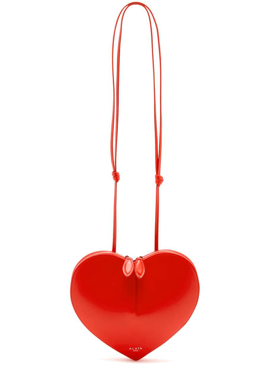Alaïa Le Coeur Leather Cross-body bag - Red - One Size