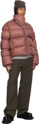 Rick Owens Pink Concordians Turtle Down Jacket