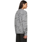 Balenciaga Grey Jacquard Sweater