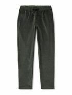 SEASE - Mindset Slim-Fit Cotton-Blend Corduroy Drawstring Trousers - Green