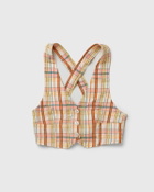 Melody Ehsani Claudia Plaid Vest Multi Tops & Tanks