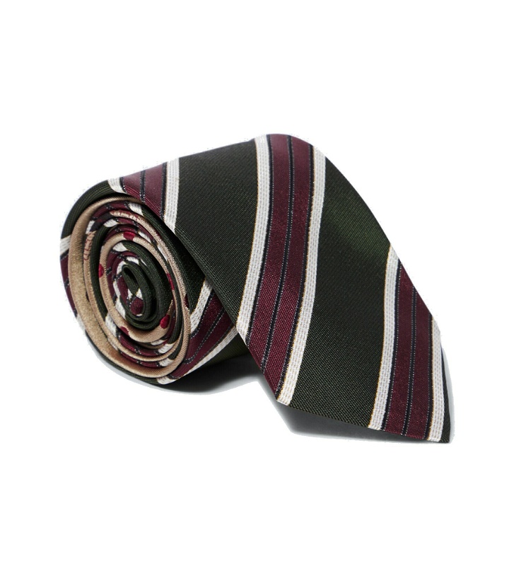 Photo: Dries Van Noten - Striped silk tie