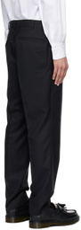 Comme des Garçons Homme Deux Black Wool Trousers