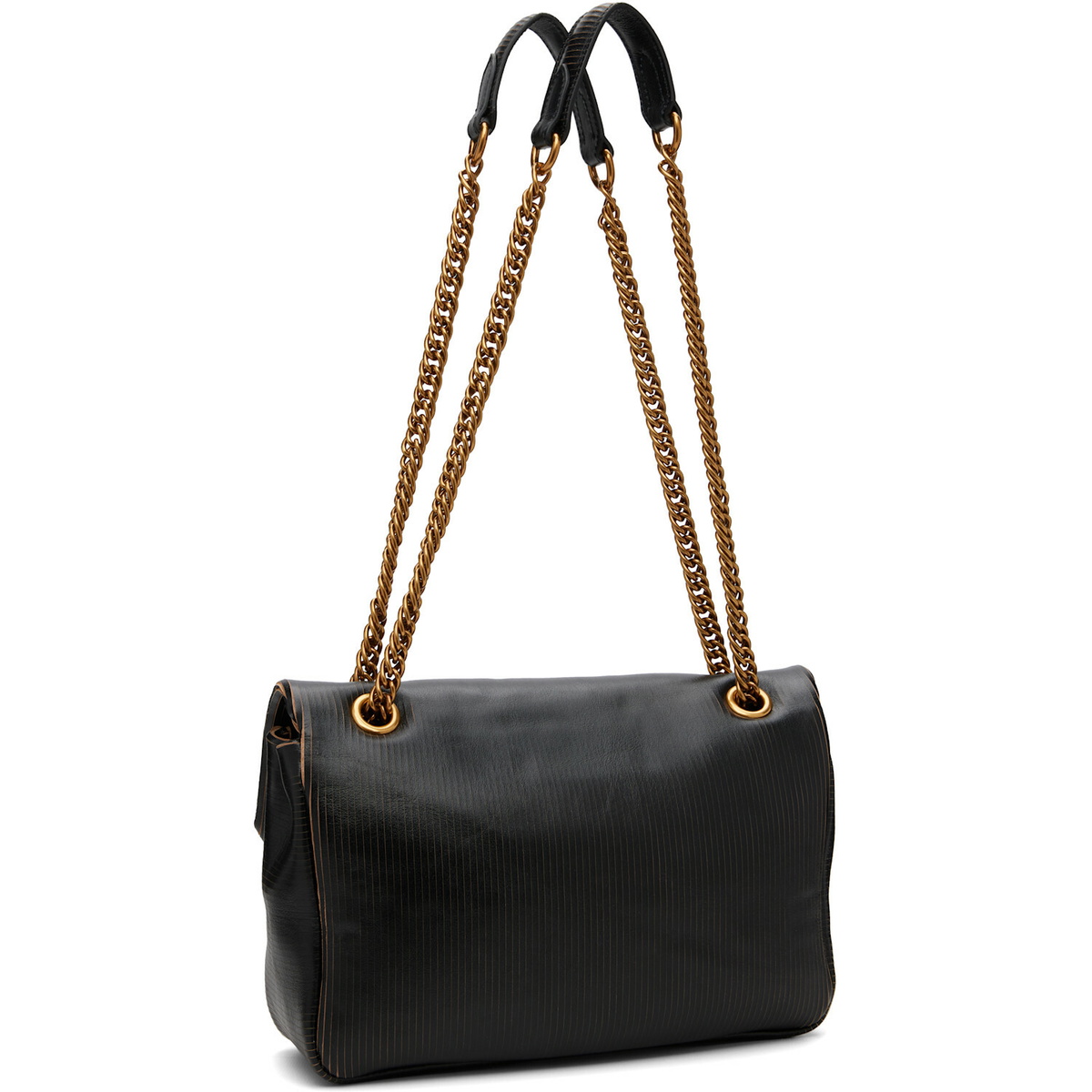 Vivienne Westwood Black Anita Medium Shoulder Bag