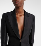 Gucci Silk faille blazer