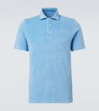 Fedeli Cotton terry polo shirt