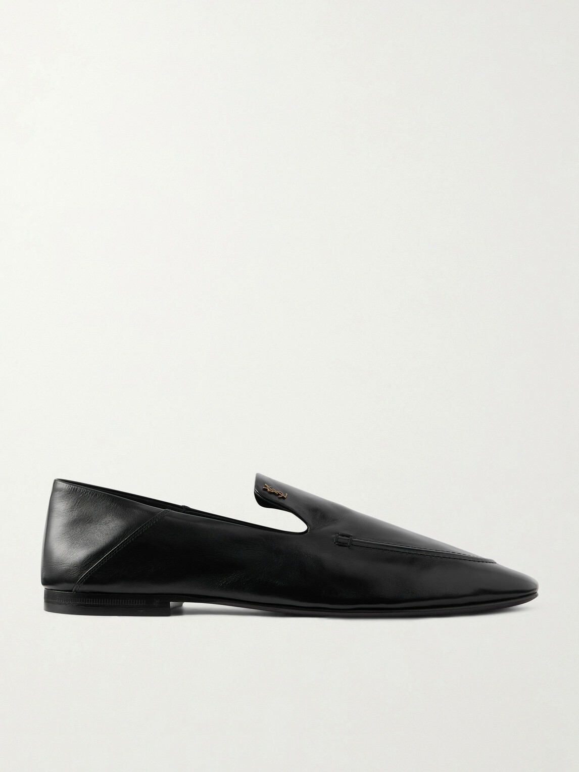 SAINT LAURENT - Alain Leather Loafers - Black