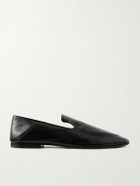SAINT LAURENT - Alain Leather Loafers - Black