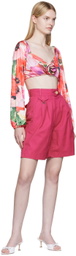 Saks Potts Pink Susa Shorts