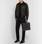 Bottega Veneta - Textured-Leather Briefcase - Black