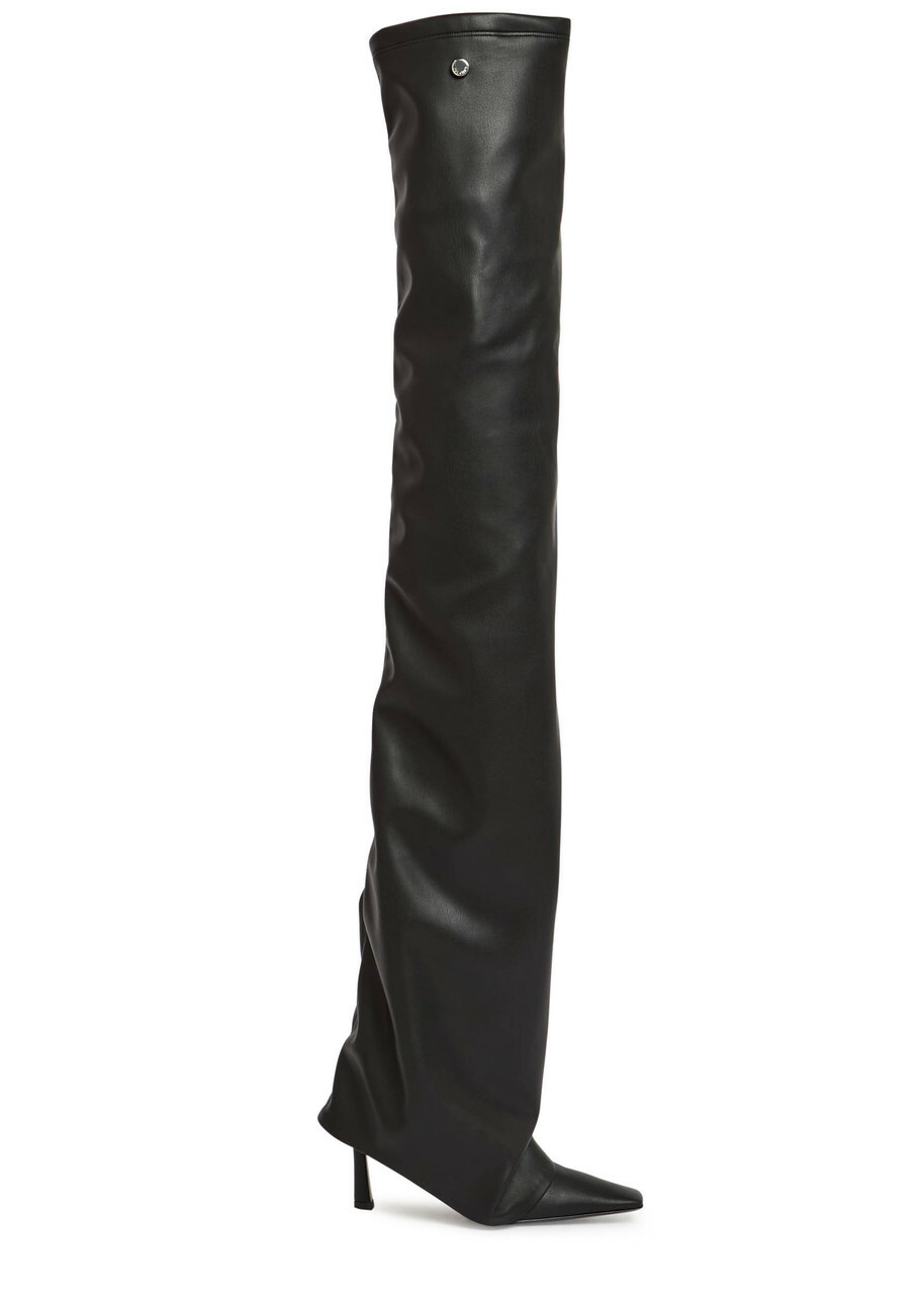 ブーツその他 THE ATTICO BOOTS (250WSH00842LBT040AA 215) The Attico Selene over-the-knee platform boots The Attico