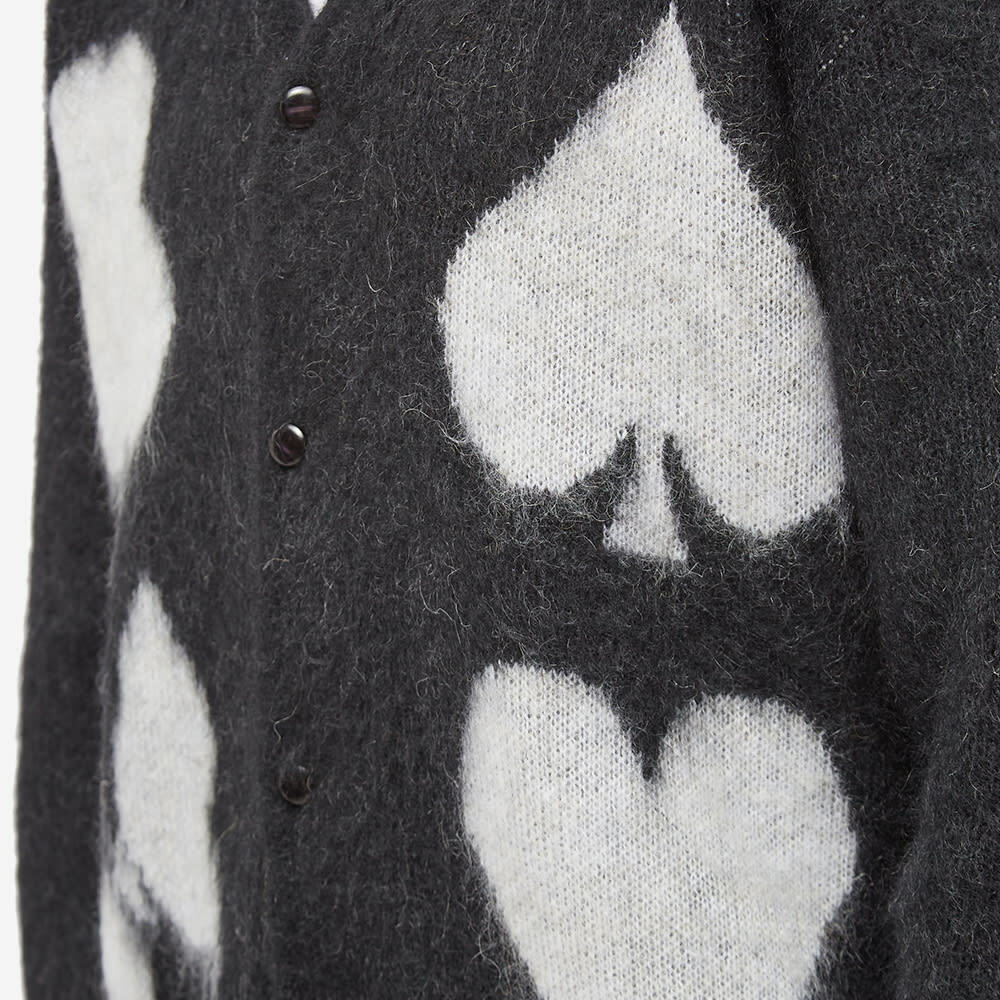 END. x Needles 'Blackjack' Mohair Cardigan in Blackjack Needles