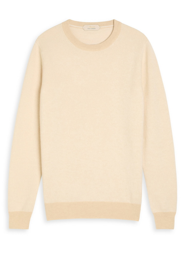 Photo: Aurélien Mélange-knit Cashmere Jumper Beige
