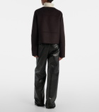 Proenza Schouler Courtney double-breasted wool-blend jacket