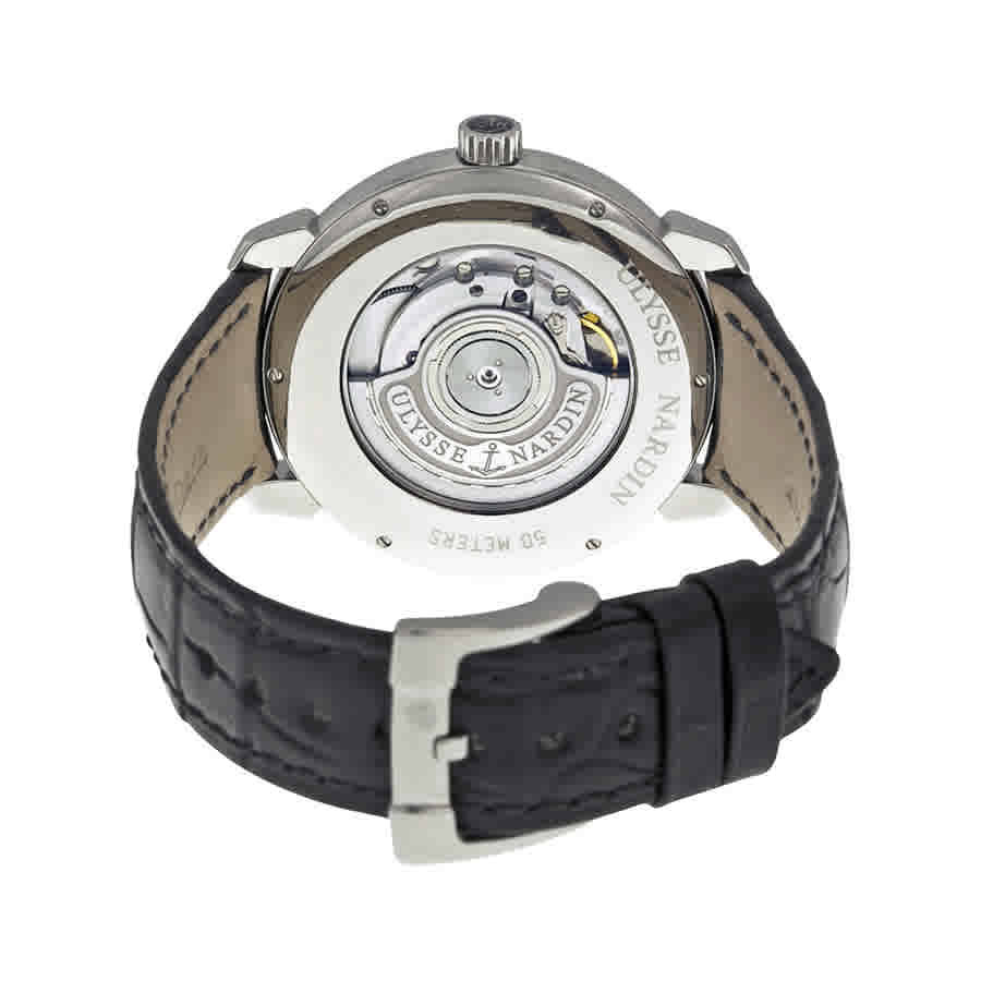 Ulysse Nardin Classico Automatic Silver Dial Mens Watch 8153-111-2-90
