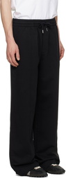 Casablanca Black Embroidered Classic Sweatpants
