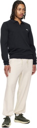 BOSS Off-White Drawstring Sweatpants
