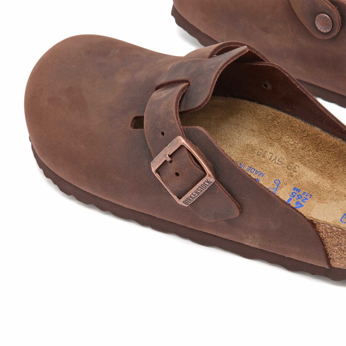 Birkenstock Boston SFB Clog - Habana Oiled Leather