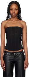 Miaou Black Libra Corset