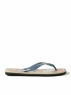 Maison Kitsuné - Havaianas Logo-Print PVC and Rubber Flip Flops - Blue