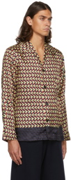 Dries Van Noten Multicolor Satin Pyama Shirt