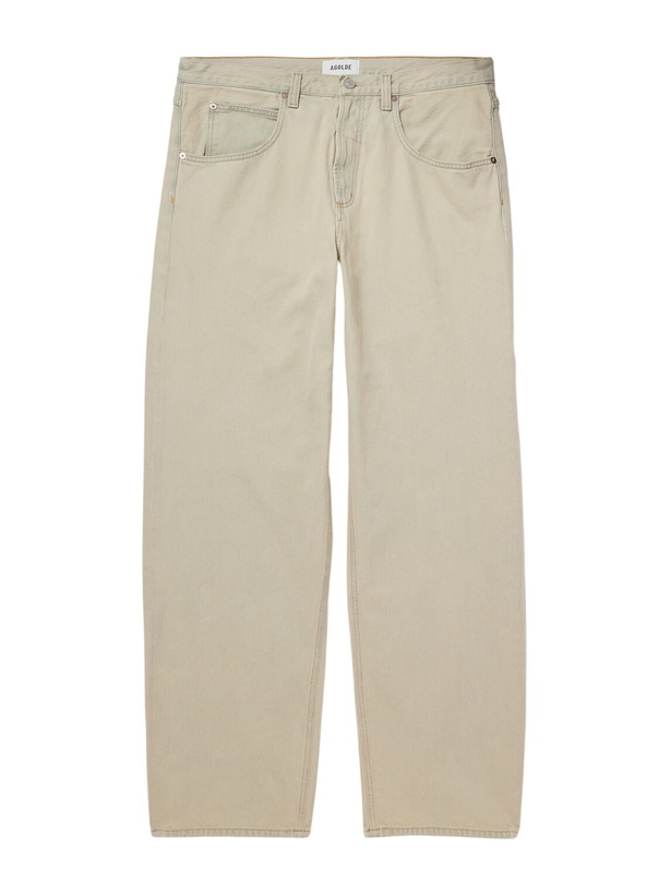 Photo: AGOLDE - Fusion Straight-Leg Jeans - Neutrals