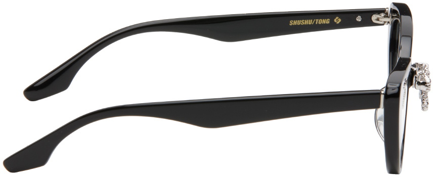 SHUSHU/TONG Black YVMIN Edition Gemstone Bow Glasses Shushu/Tong