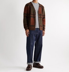 Beams Plus - Jacquard-Knit Cardigan - Brown