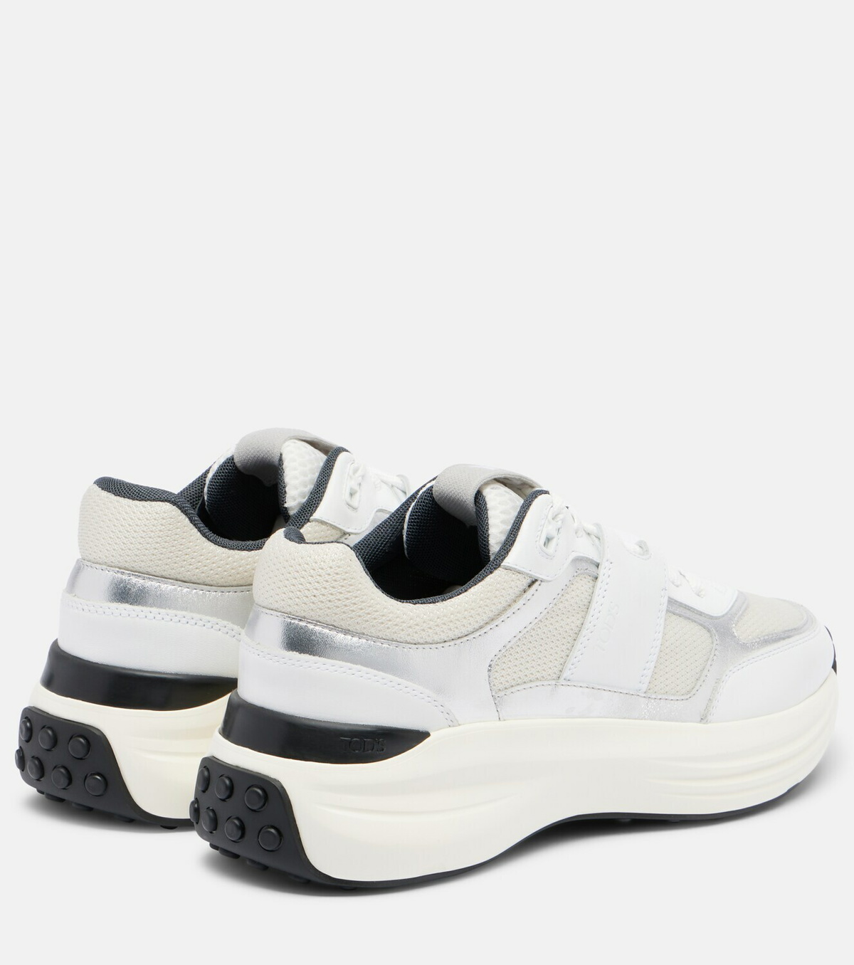 Tod's Leather-trimmed sneakers