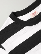 THE REAL MCCOY'S - Buco Striped Slub Cotton-Jersey T-Shirt - Black