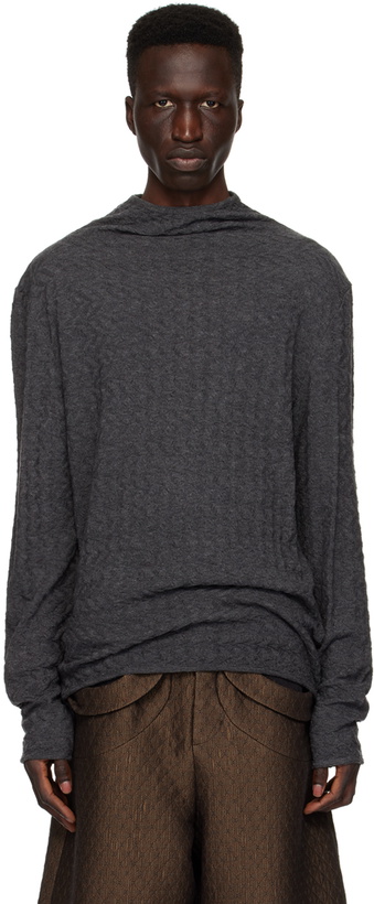 Photo: pet-tree-kor Gray Liatris Long Sleeve T-Shirt