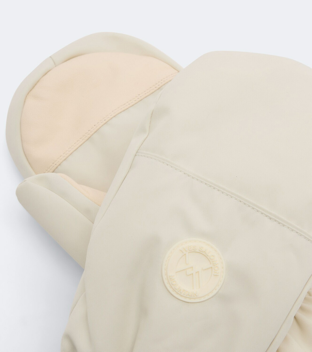 Yves Salomon Leather-trimmed ski gloves