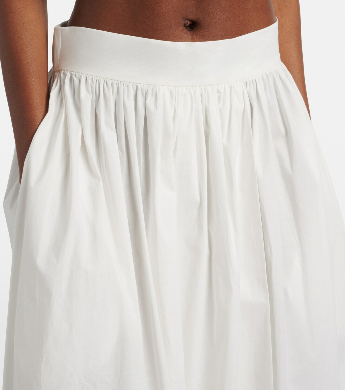 Adriana Degreas Cotton maxi skirt