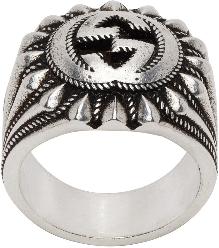 Photo: Gucci Silver Interlocking G Ring