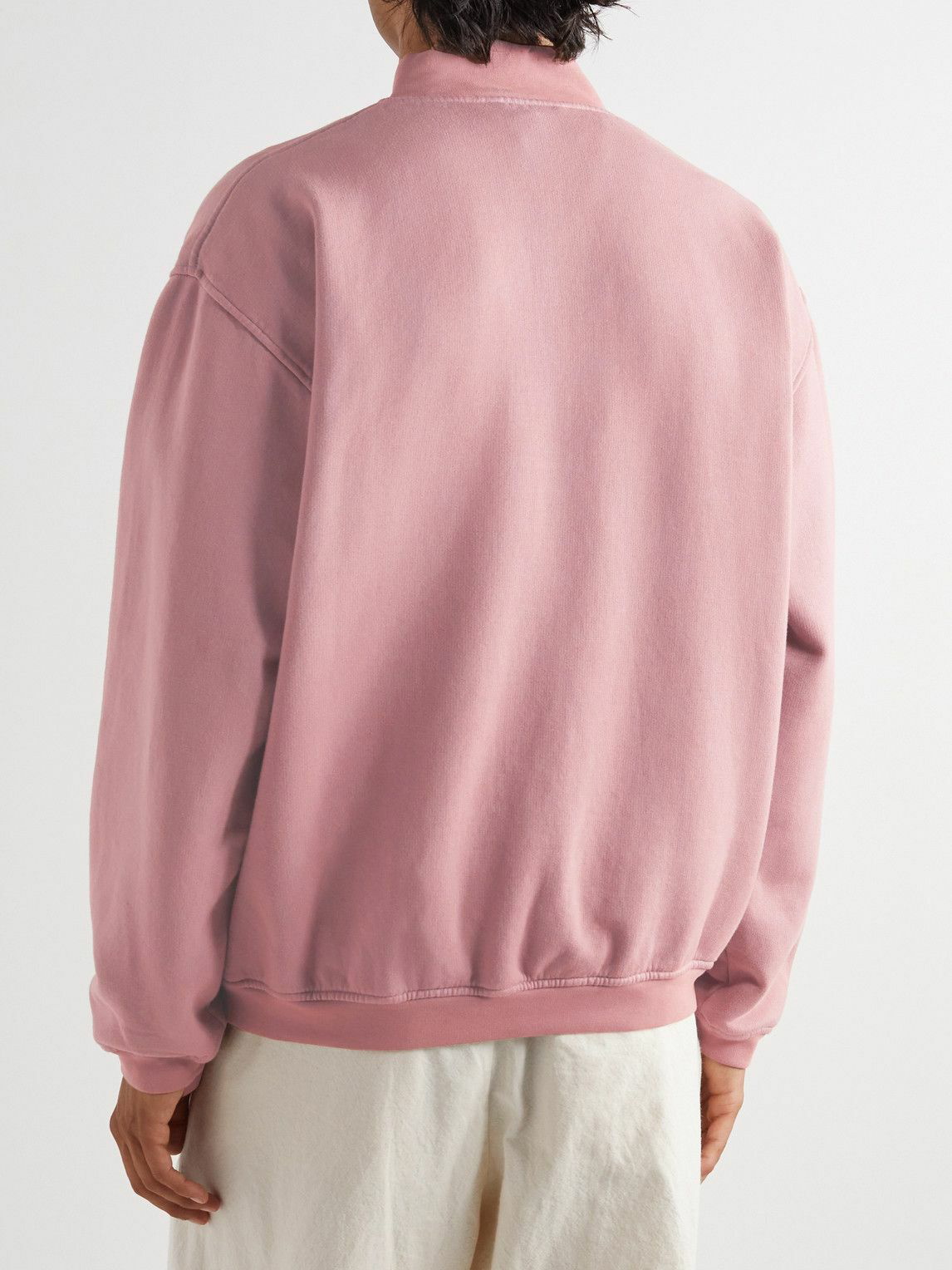 Barena - Cotton-Jersey Bomber Jacket - Pink Barena