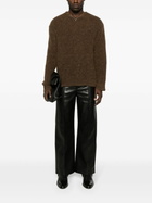 Nanushka Brown Tevin Brushed Jumper