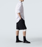 The Row Malick Cross leather sandals