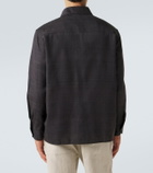 Saman Amel Regis silk shirt jacket